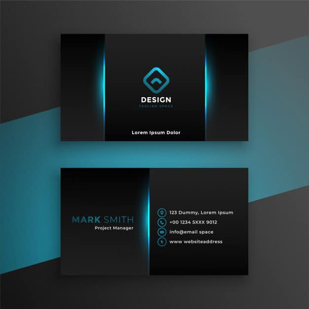 Black Business Card